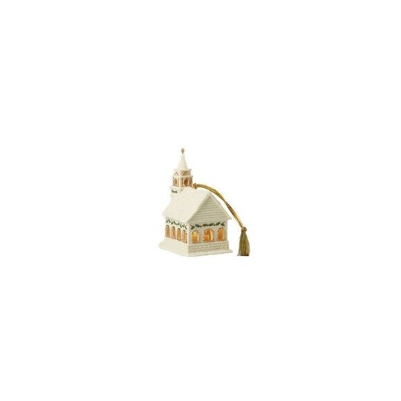 Lenox Christmas Village Church Lighted Ornament - Picture 4 of 4